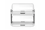 Witrynka Roll top - podwójna, 380x260x355mm HENDI 871768