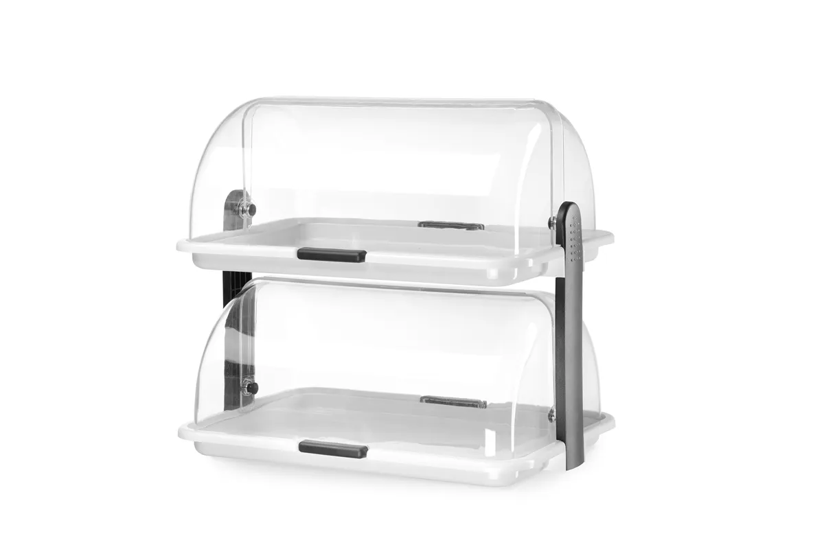 Witrynka Roll top - podwójna, 380x260x355mm HENDI 871768