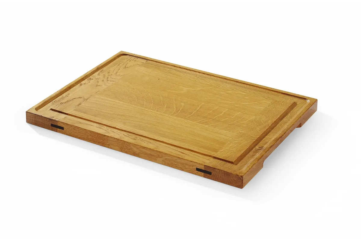 Deska dębowa do serwowania, 370x270x20mm, Prostokątny HENDI 505465