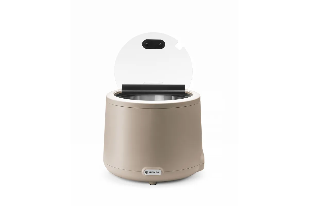 Kociołek do zupy UNIQ, designed by Robert Bronwasser, 8L, beżowy, 220-240V/500W, ⌀365x325mm HENDI 860557