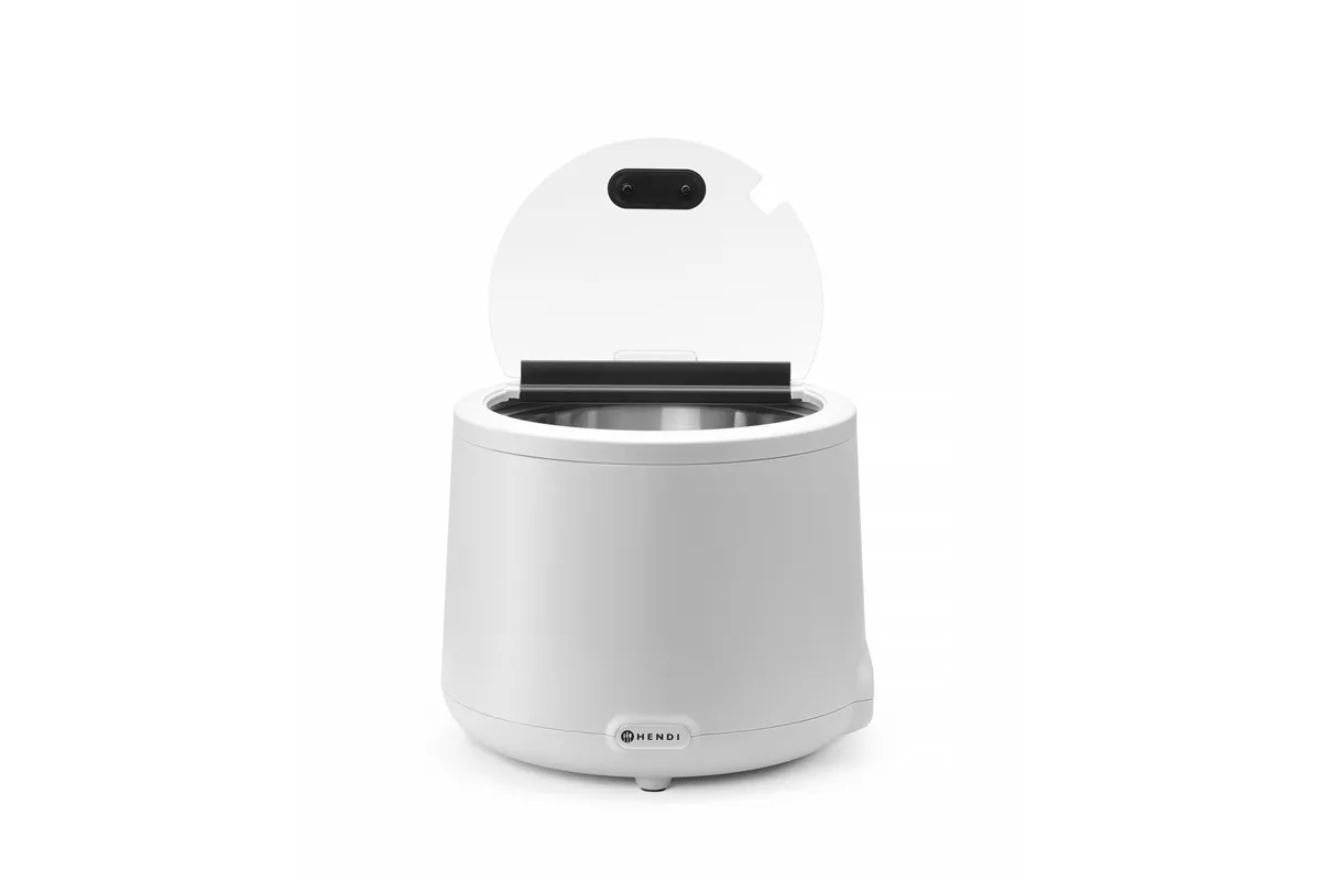 Kociołek do zupy UNIQ, designed by Robert Bronwasser, 8L, biały, 220-240V/500W, ⌀365x325mm HENDI 860533