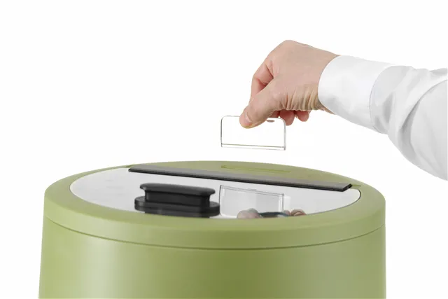 Kociołek do zupy UNIQ, designed by Robert Bronwasser, 8L, zielony, 220-240V/500W, ⌀365x325mm HENDI 860540