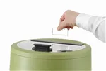 Kociołek do zupy UNIQ, designed by Robert Bronwasser, 8L, zielony, 220-240V/500W, ⌀365x325mm HENDI 860540