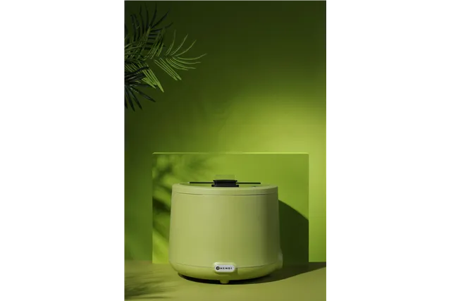 Kociołek do zupy UNIQ, designed by Robert Bronwasser, 8L, zielony, 220-240V/500W, ⌀365x325mm HENDI 860540