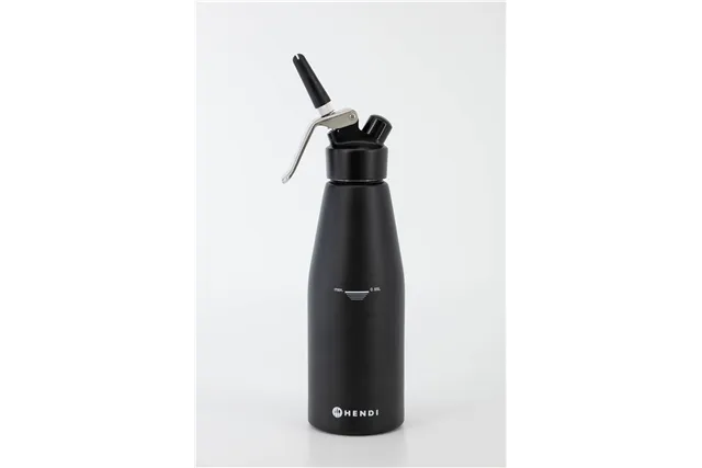 Syfon do bitej śmietany, Kitchen Line, 0,95L, czarny, ⌀95x320mm HENDI 588598