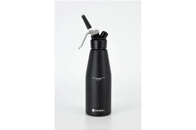 Syfon do bitej śmietany, Kitchen Line, 0,95L, czarny, ⌀95x320mm HENDI 588598
