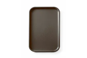 Taca fast food z polipropylenu GN 1/1, GN 1/1, brązowy, 530x325x20mm, Prostokątny AmerBox 878583