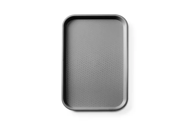 Taca fast food z polipropylenu GN 1/1, GN 1/1, czarny, 530x325x20mm, Prostokątny AmerBox 878590