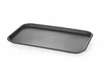 Taca fast food z polipropylenu GN 1/1, GN 1/1, czarny, 530x325x20mm, Prostokątny AmerBox 878590