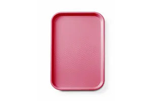 Taca fast food z polipropylenu GN 1/1, GN 1/1, czerwony, 530x325x20mm, Prostokątny AmerBox 878545