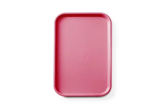 Taca fast food z polipropylenu GN 1/1, GN 1/1, czerwony, 530x325x20mm, Prostokątny AmerBox 878545