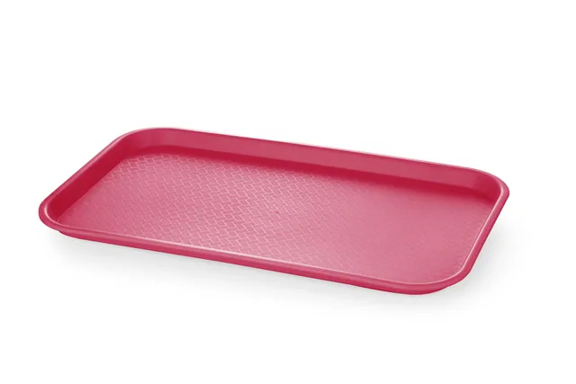 Taca fast food z polipropylenu GN 1/1, GN 1/1, czerwony, 530x325x20mm, Prostokątny AmerBox 878545