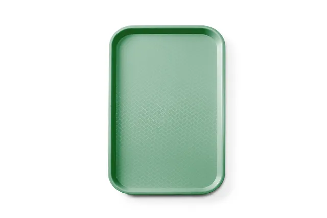Taca fast food z polipropylenu GN 1/1, GN 1/1, zielony, 530x325x20mm, Prostokątny AmerBox 878576