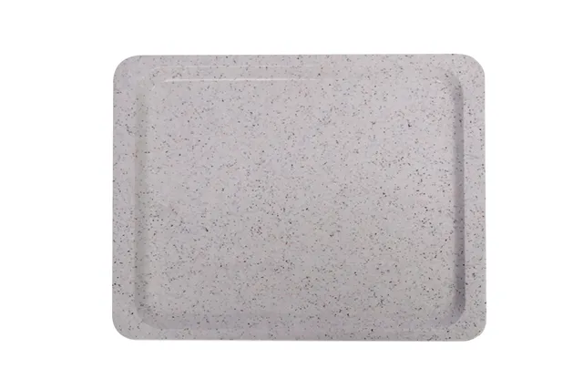 Taca poliestrowa do restauracji samoobsługowych, GN 1/2, granitowy, 325x265mm, Prostokątny AmerBox 876602