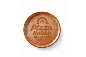 Talerz do pizzy Recipe Collection Brick Red, czerwony, ⌀310mm HENDI 768778