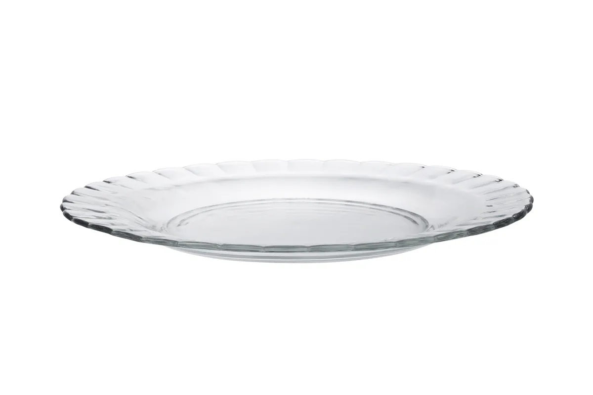 Talerz płytki PICARDIE, transparentny, ⌀230x20mm Duralex 3023AF06C1111