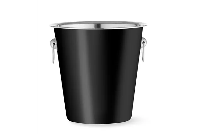 Wiadro do szampana, 3,3L, czarny, ⌀220x190mm BarUp 594049