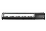 Witryna chłodnicza do sushi Pojemność: 5xGN1/2 40 mm – pojemniki w zestawie. czarny 220-240V/190W 1800x420x265mm Arktic 274040