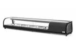 Witryna chłodnicza do sushi Pojemność: 5xGN1/2 40 mm – pojemniki w zestawie. czarny 220-240V/190W 1800x420x265mm Arktic 274040