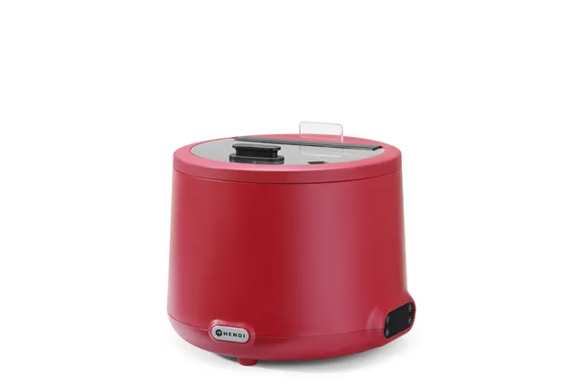 Kociołek do zupy UNIQ, designed by Robert Bronwasser, 8L, czerwony, 220-240V/500W, ⌀365x325mm HENDI 860571