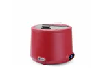 Kociołek do zupy UNIQ, designed by Robert Bronwasser, 8L, czerwony, 220-240V/500W, ⌀365x325mm HENDI 860571