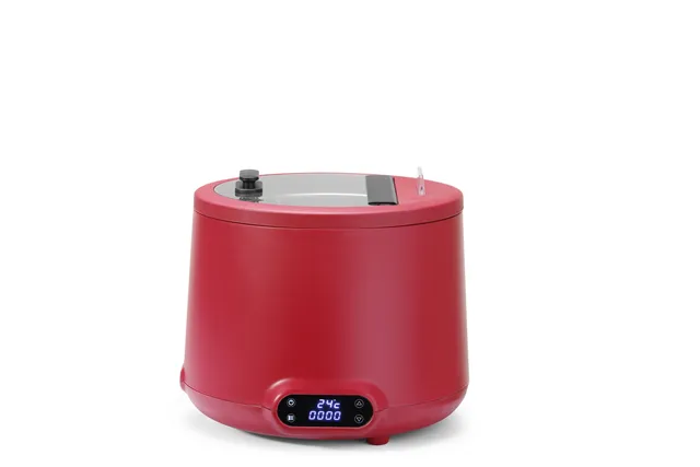 Kociołek do zupy UNIQ, designed by Robert Bronwasser, 8L, czerwony, 220-240V/500W, ⌀365x325mm HENDI 860571