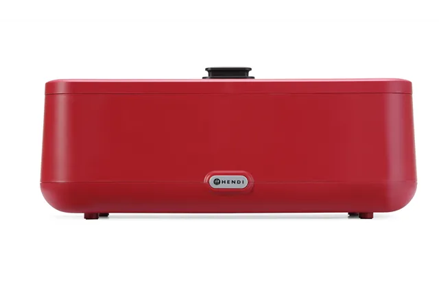 Podgrzewacz elektryczny UNIQ, designed by Robert Bronwasser, czerwony, 220-240V/700W, 607x402x245mm HENDI 470459