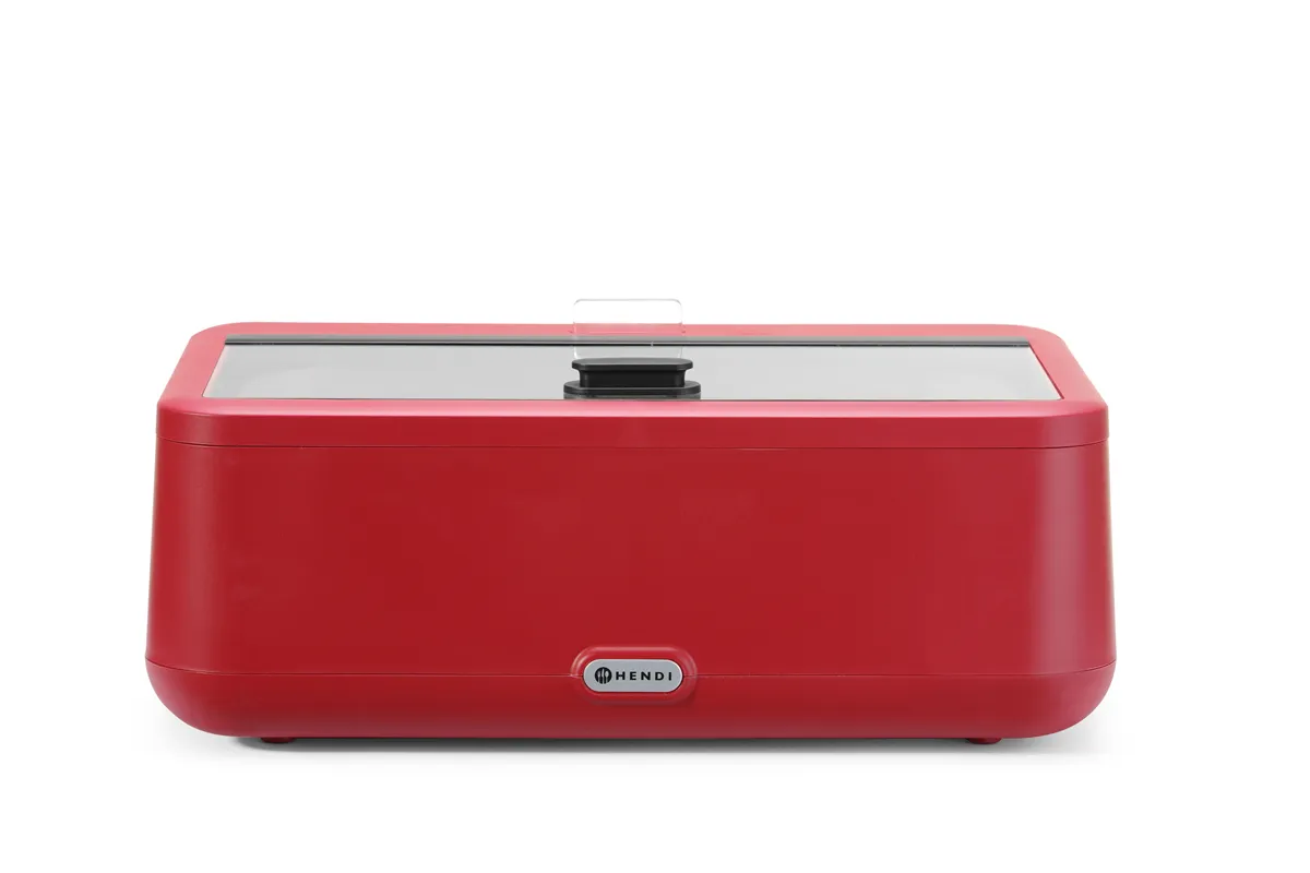 Podgrzewacz elektryczny UNIQ, designed by Robert Bronwasser, czerwony, 220-240V/700W, 607x402x245mm HENDI 470459