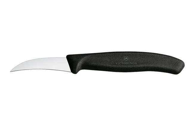 Nóż do jarzyn zagięty, czarny, 162mm Victorinox 6.7503