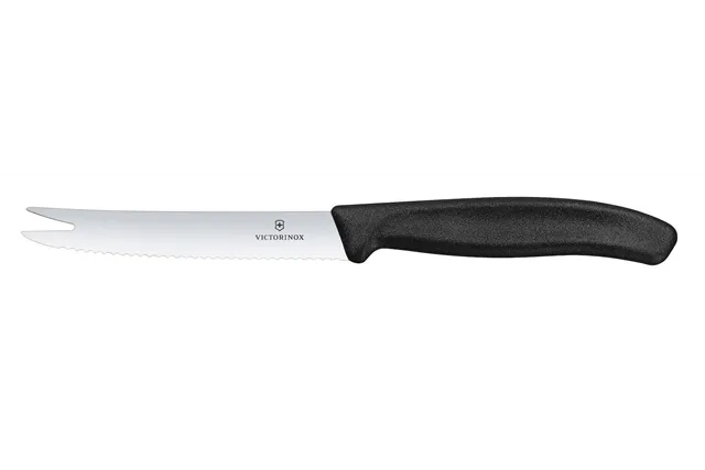 Nóż do sera i kiełbasy, czarny, 219mm Victorinox 6.7863