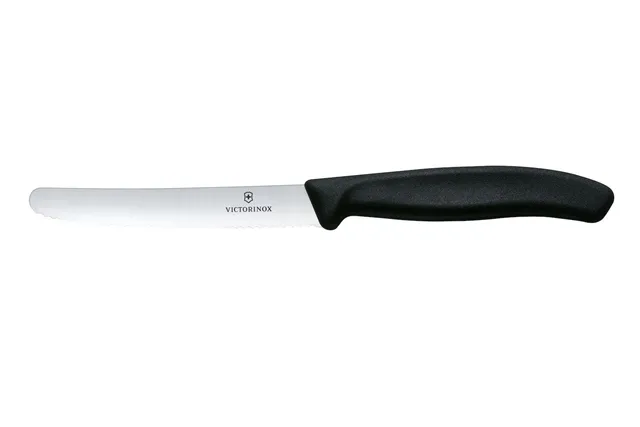 Nóż do pomidorów, czarny, 219mm Victorinox 6.7833