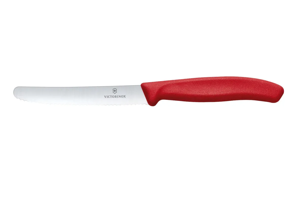 Nóż do pomidorów, czerwony, 219mm Victorinox 6.7831
