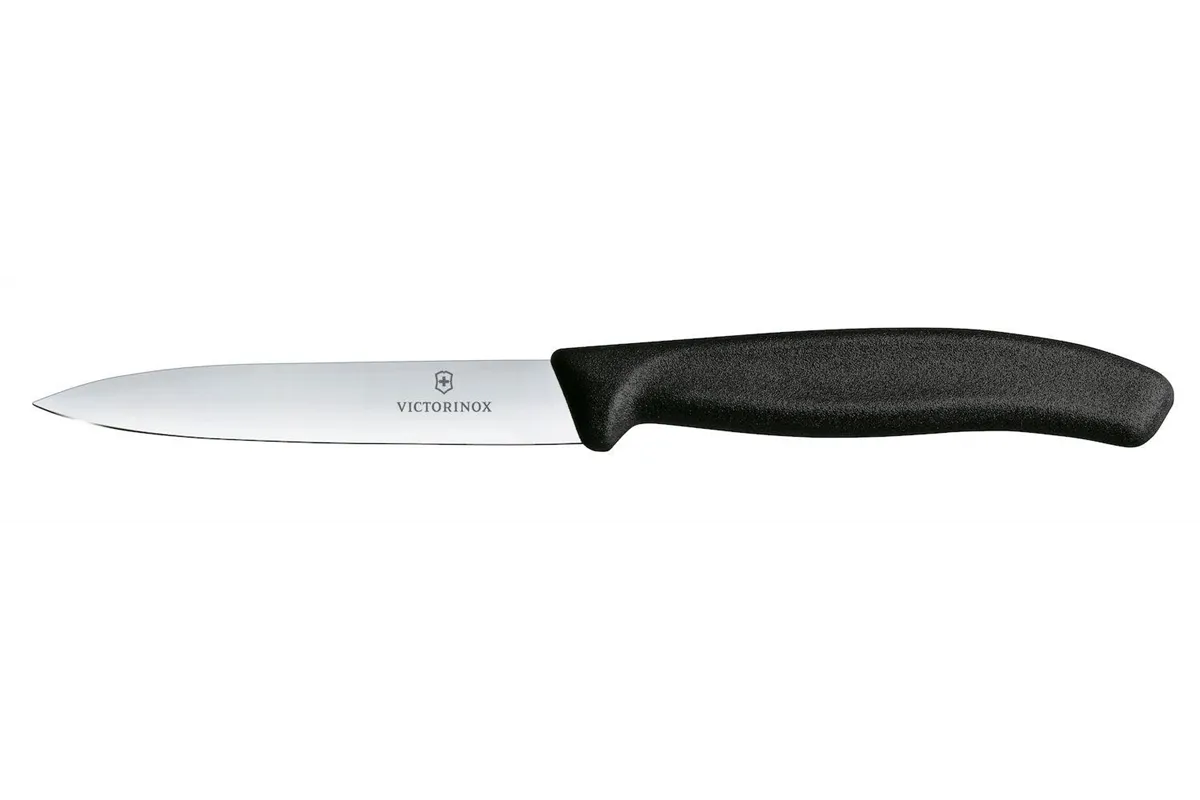 Nóż do jarzyn gładki, czarny, 212mm Victorinox 6.7703