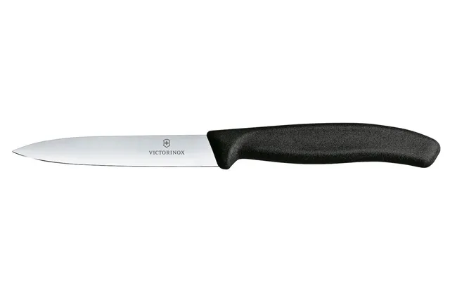 Nóż do jarzyn gładki, czarny, 212mm Victorinox 6.7703
