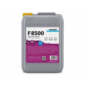 Winterhalter F8500 – uniwersalny detergent higieniczny do zmywarek przemysłowych, aktywny chlor, 25 kg