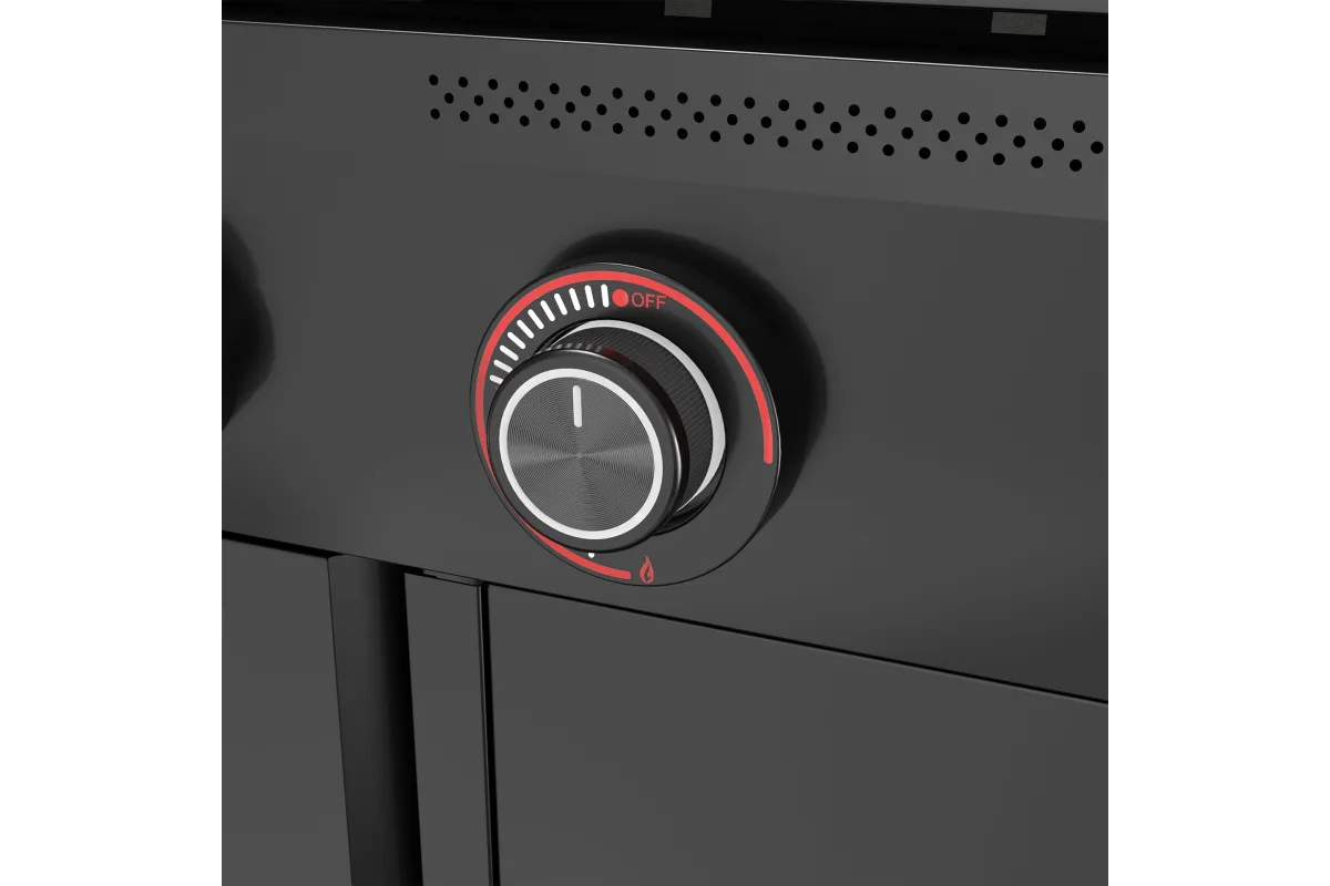 Grill gazowy z frytkownicą beztłuszczową YATO YG-20036 – 16 kW, Air Fryer 6 l | gastronet24