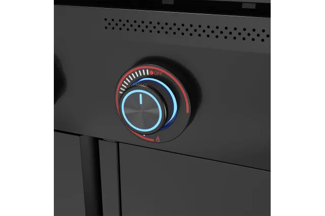 Grill gazowy z frytkownicą beztłuszczową YATO YG-20036 – 16 kW, Air Fryer 6 l | gastronet24
