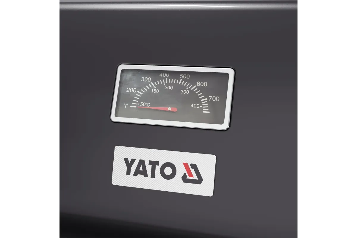 Grill gazowy z frytkownicą beztłuszczową YATO YG-20036 – 16 kW, Air Fryer 6 l | gastronet24
