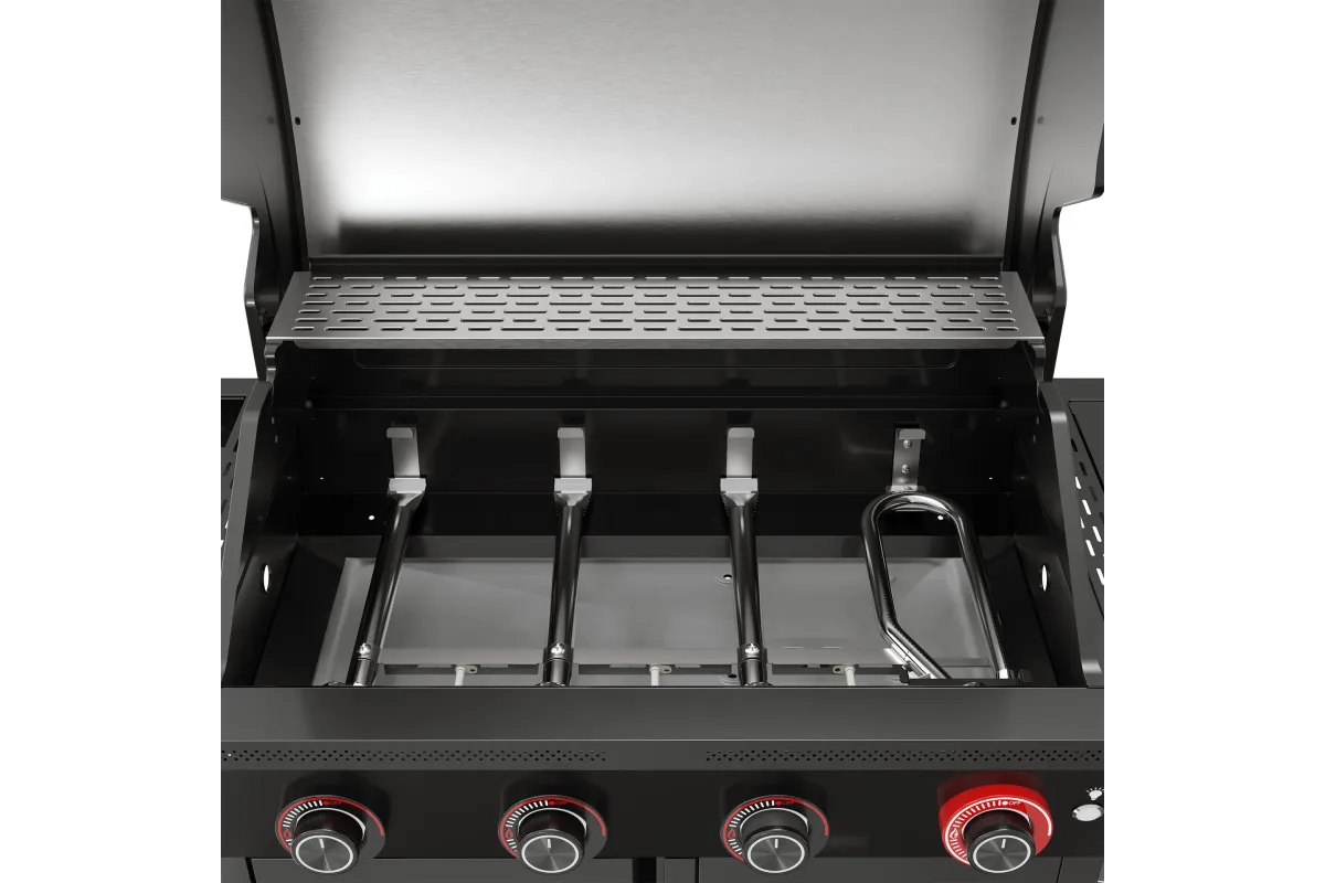 Grill gazowy z frytkownicą beztłuszczową YATO YG-20036 – 16 kW, Air Fryer 6 l | gastronet24