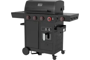 Grill gazowy z frytkownicą beztłuszczową YATO YG-20036 – 16 kW, Air Fryer 6 l | gastronet24
