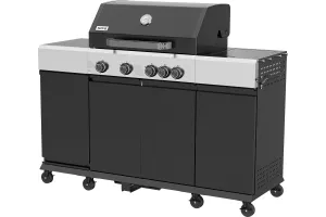Grill gazowy - mini kuchnia 4+1 palniki, 14,5 kW YATO YG-20037