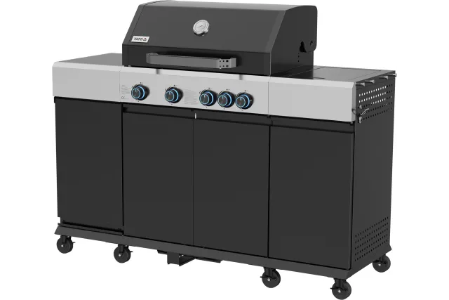 Grill gazowy mini kuchnia YATO YG-20037 – 4+1 palniki, 14,5 kW | NAZWA SKLEPU
