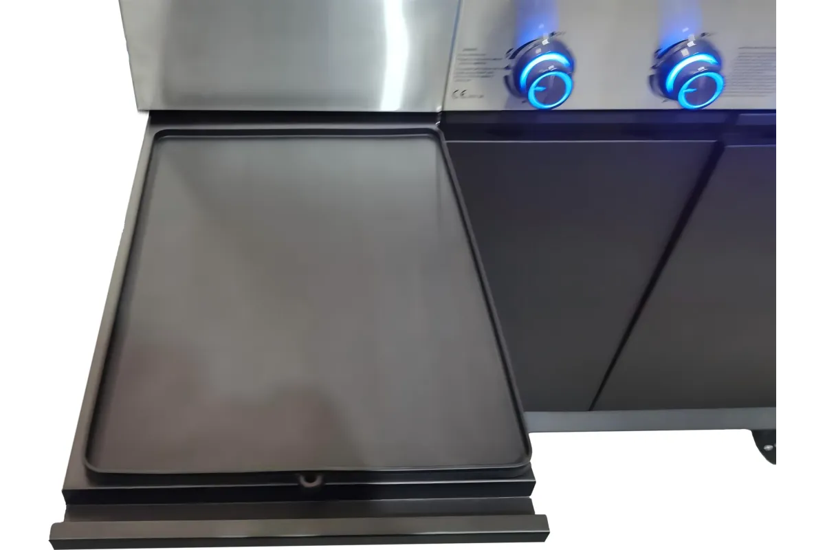 Grill gazowy mini kuchnia YATO YG-20037 – 4+1 palniki, 14,5 kW | NAZWA SKLEPU