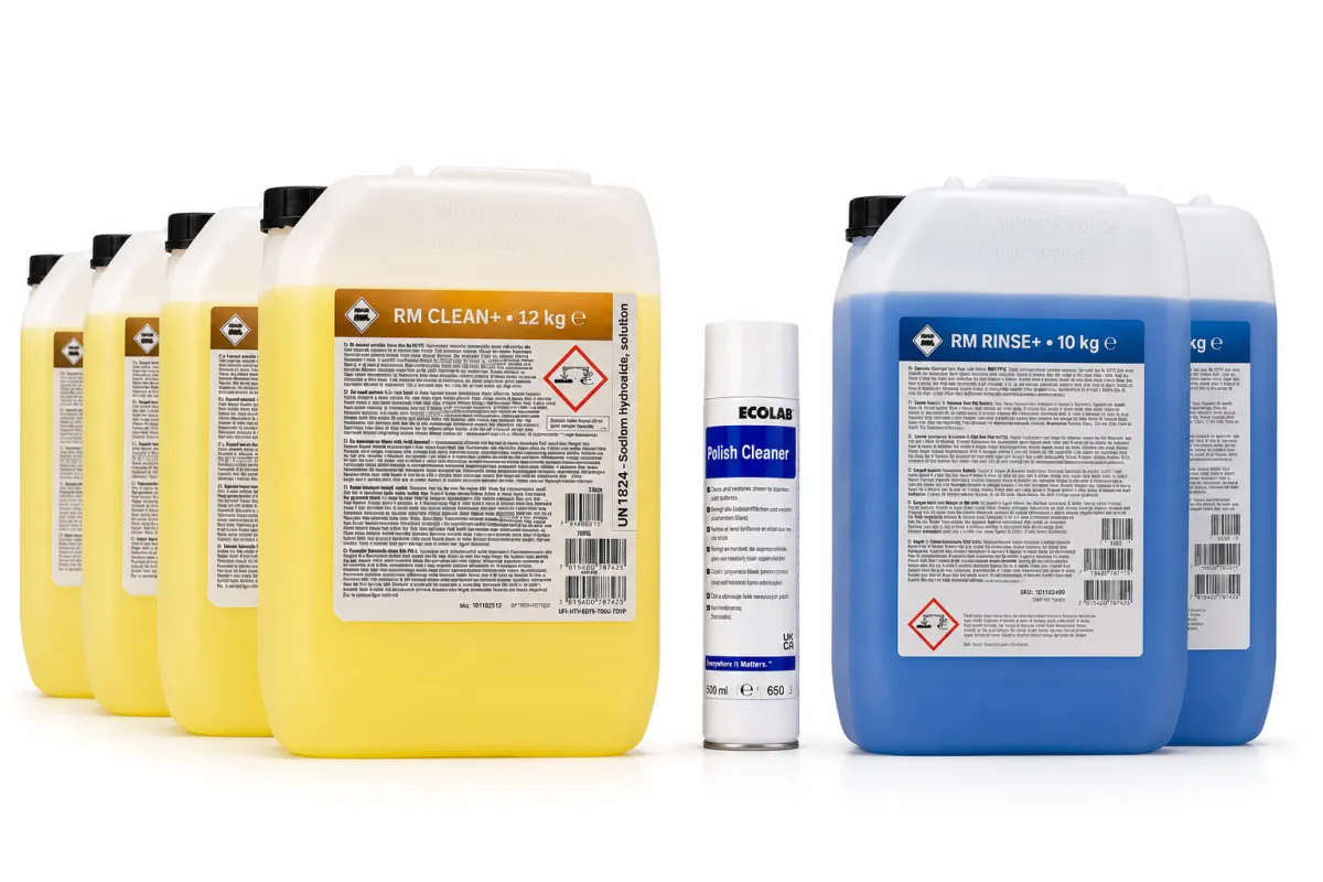 Pakiet Płynów Red Fox RM CLEAN środek myjący+ 12 kg + Red Fox RM RINSE środek nabłyszczający 10kg + GRATIS Polish Cleaner