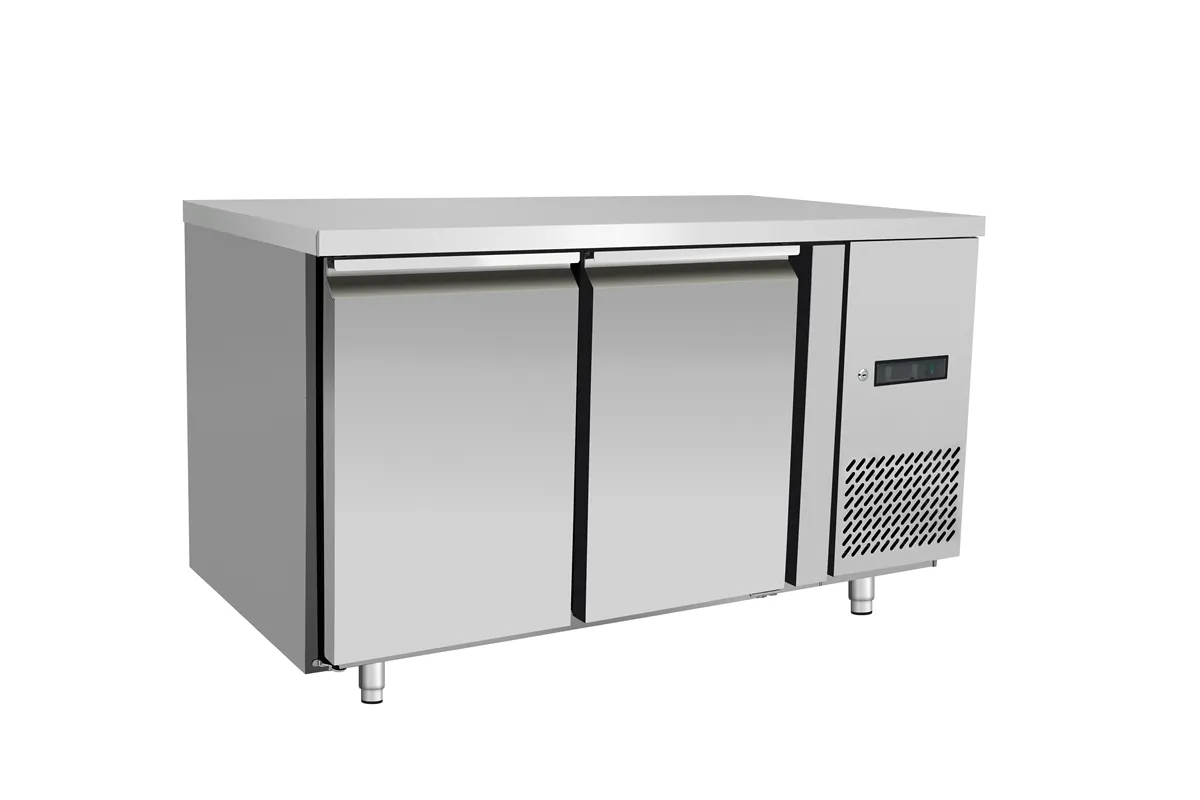 Stół mroźniczy 2-drzwiowy z agregatem bocznym, Arktic, Profi Line, 215L, 230V/600W, 700x1360x(H)839mm Arktic 238134