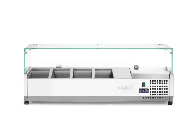 Nadstawa chłodnicza GN 1/3, 4x GN 1/3, 230V/180W, 1208x400x456mm Arktic 232965
