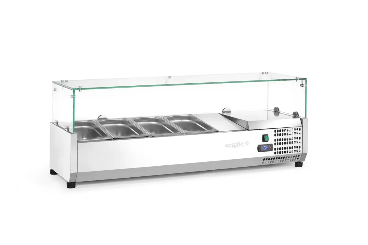 Nadstawa chłodnicza GN 1/3, 4x GN 1/3, 230V/180W, 1208x400x456mm Arktic 232965
