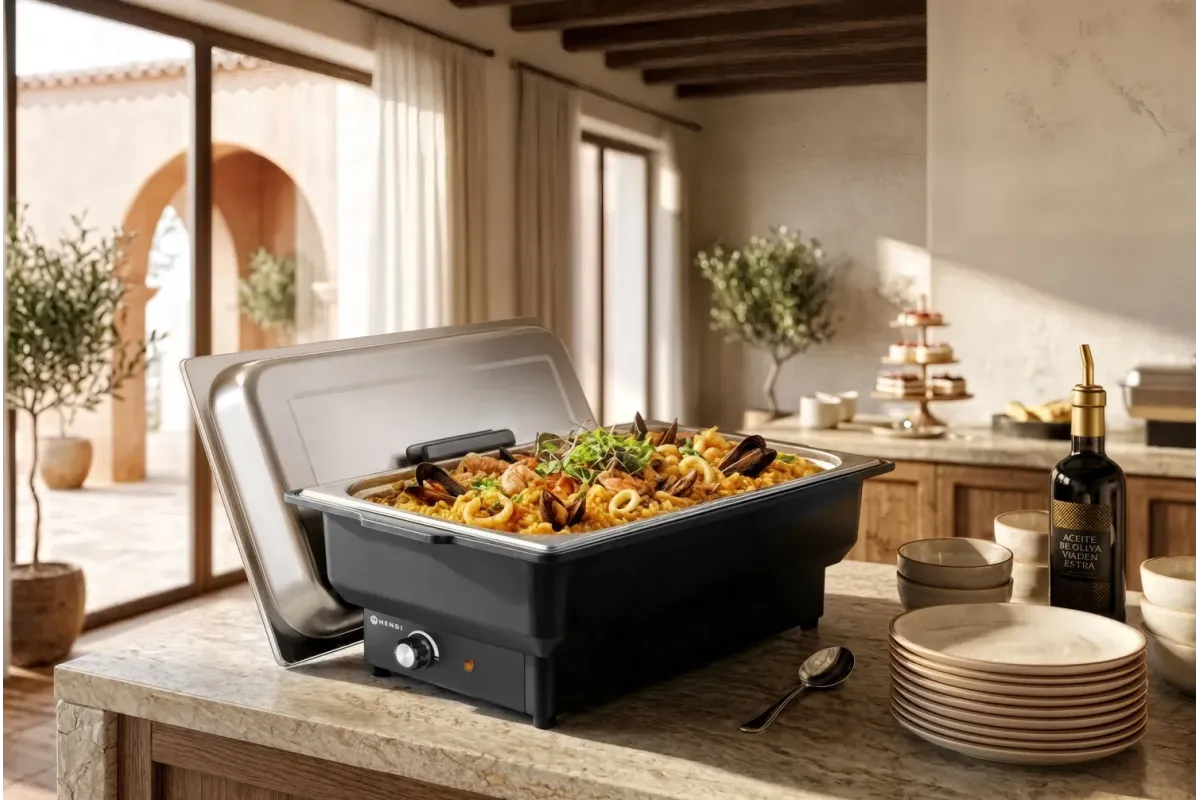 Podgrzewacz elektryczny Tellano, Kitchen Line, GN 1/1, 9L, 220-240V/900W, 575x349x278mm Hendi 204825