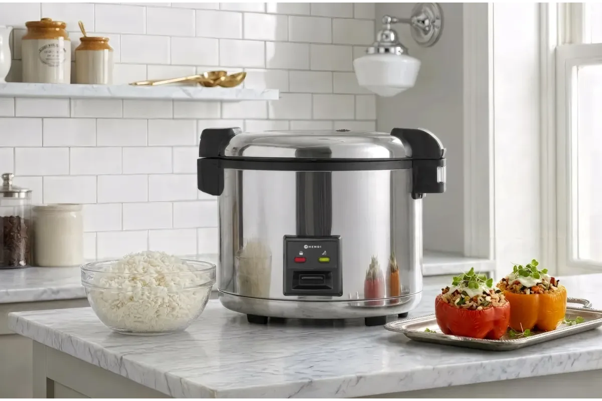 Urządzenie do gotowania ryżu i kaszy , 5,4l, Profi Line, 5,4L, 230V/1950W, 513x422x380mm Hendi 240403