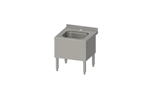 Zlewozmywak zabudowany 470x470x500 mm Stalgast 9810275050